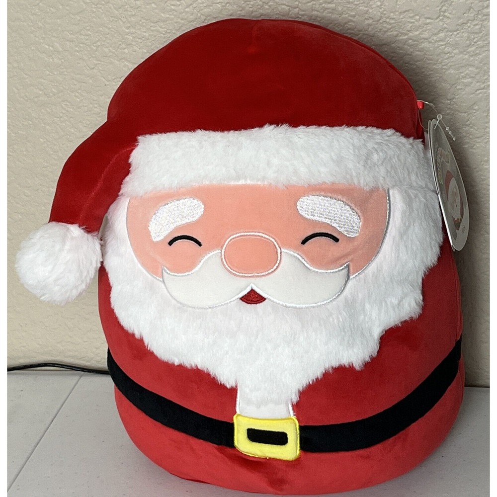 Squishmallows Official 2021 Christmas 16" Nick the Santa Claus A Plush Doll Toy